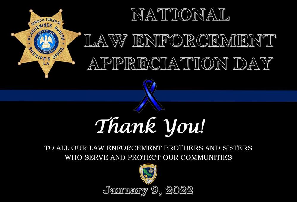 National Law Enforcement Appreciation Day 2022