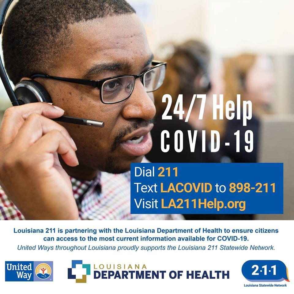 Coronavirus 211 Hotline