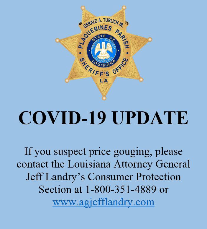 Suspected Price Gouging Information