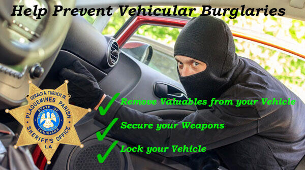 Vehicle Burglary Prevention Checklist