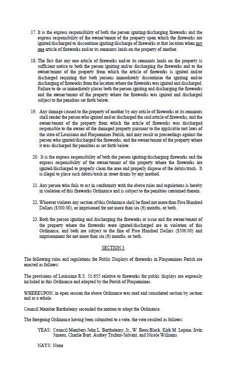 Firework Ordinance Page 3