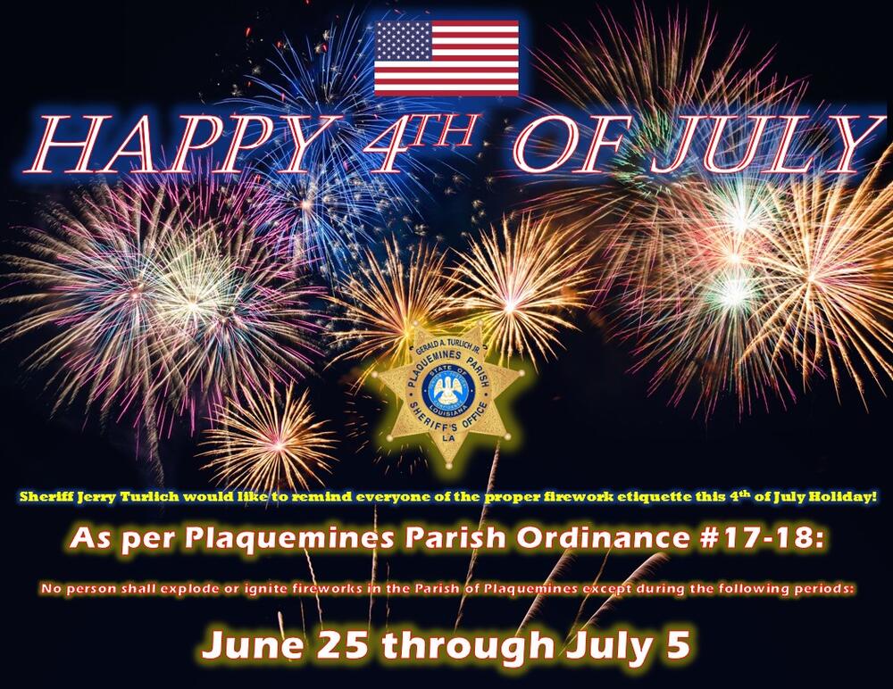 PP Firework Ordinance