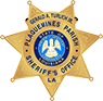 Plaquemines Parish Sheriff’s Office badge located in footer